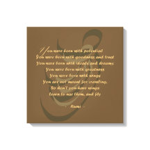 Letras místicas Rumi Wisdom