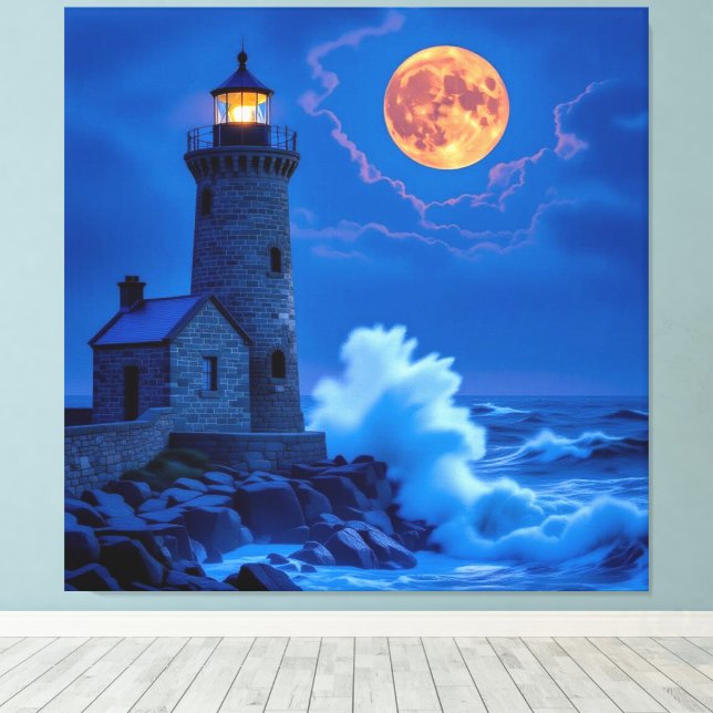 Lienzo Leuchtturm am Rande der Welt (Insitu (piso de madera))