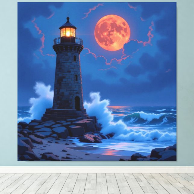 Lienzo Leuchtturm am Rande der Welt (Insitu (piso de madera))