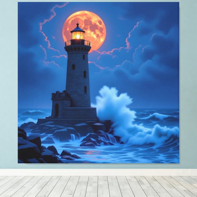 Lienzo Leuchtturm am Rande der Welt (Insitu (piso de madera))