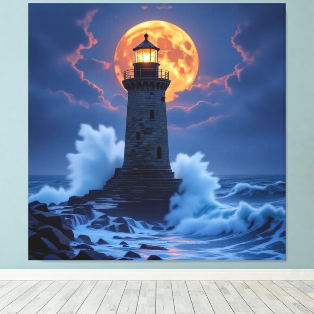 Lienzo Leuchtturm am Rande der Welt (Insitu (piso de madera))