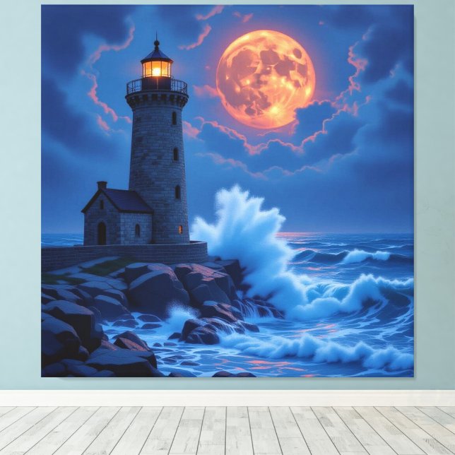 Lienzo Leuchtturm am Rande der Welt (Insitu (piso de madera))