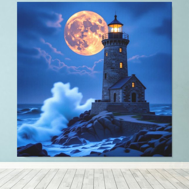 Lienzo Leuchtturm am Rande der Welt (Insitu (piso de madera))