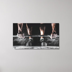 Lienzo Levante los pesos