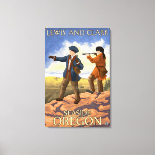 Lienzo Lewis y Clark - Oregón