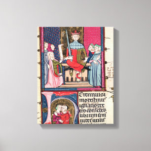 Lienzo Ley Conyugal, figura una esposa adúltera