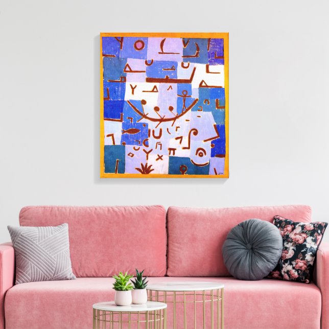 Lienzo Leyenda del Nilo | Paul Klee | (Insitu (Sala de estar))