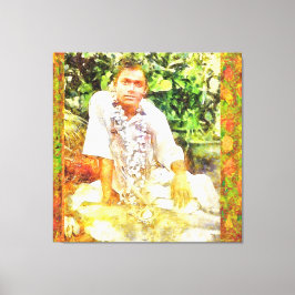 Lienzo Leyendas Canon Sathya Sai Baba Benson White -