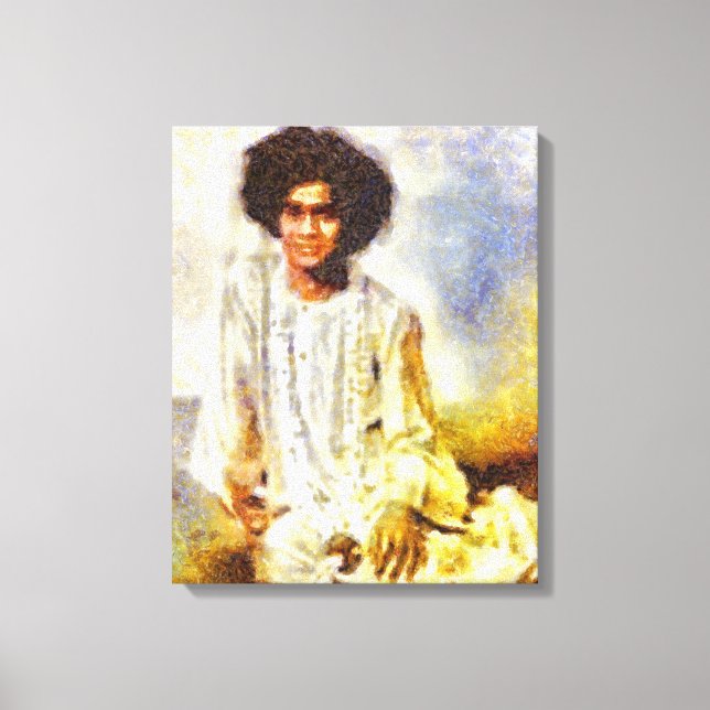 Lienzo Leyendas Canon Sathya Sai Baba Benson White - (Anverso)