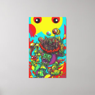 Lienzo Libere tus alucinaciones - Ken Gage Art