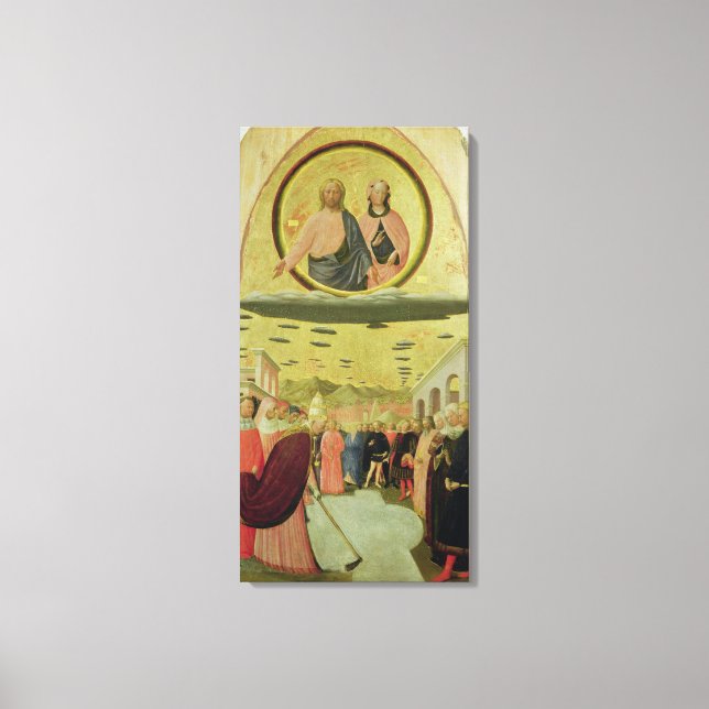 Lienzo Liberius fundando la basílica (Anverso)