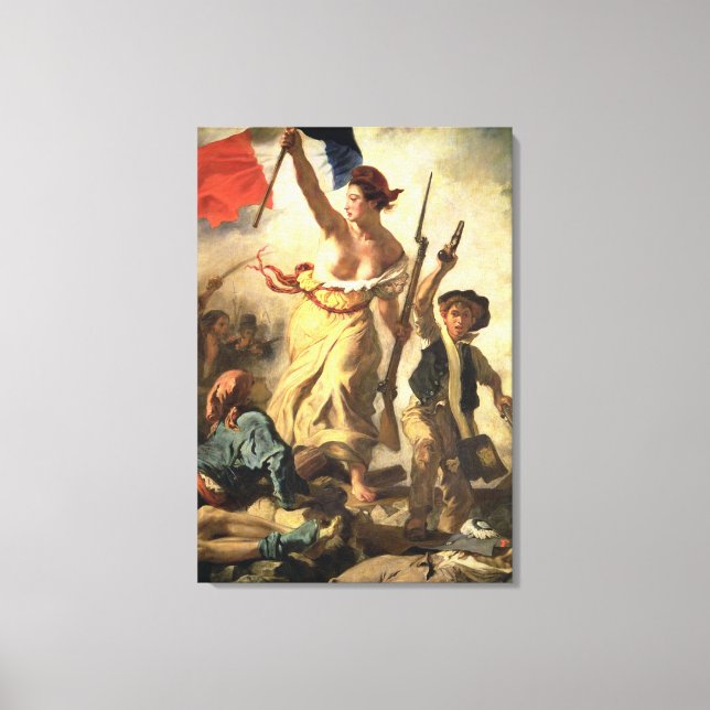 Lienzo Liberty Leading the People, 28 de julio de 1830 (p (Anverso)