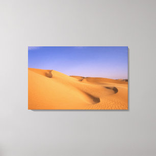 Lienzo Libia, Fezzan, desierto del Sahara, Erg Murzuq, ar