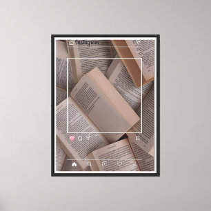 Lienzo "Libro estético Flatlay Wall Art"