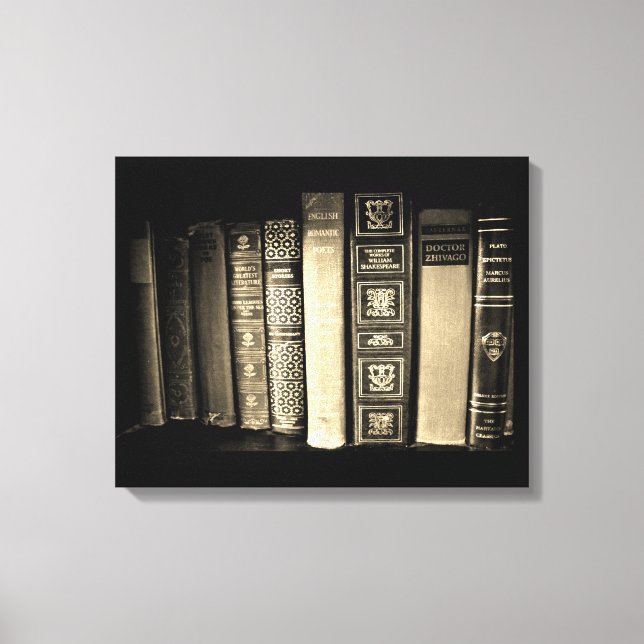 Lienzo Libros de época (Anverso)