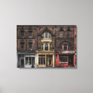 Lienzo Libros y Bistros y Carniceros No 5 Versión de colo