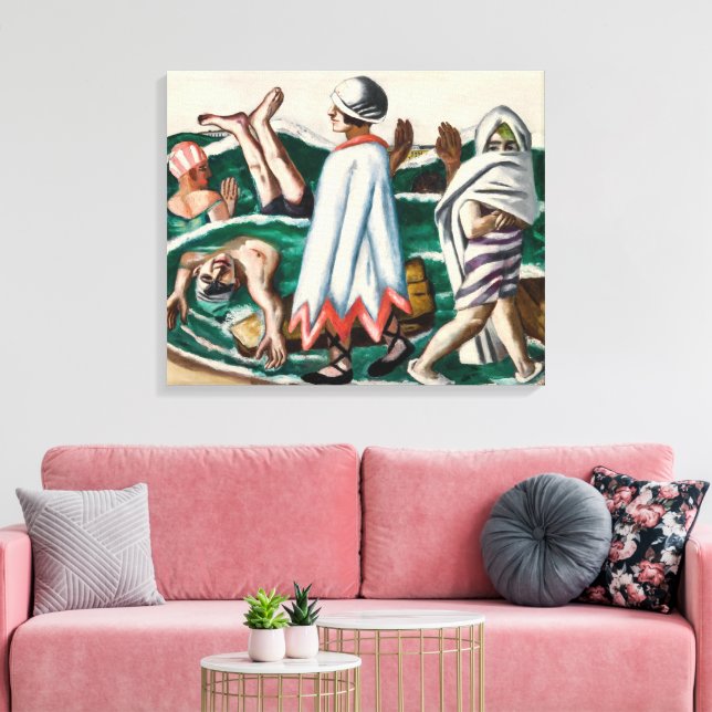 Lienzo Lido | Max Beckmann | (Insitu (Sala de estar))