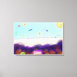 Lienzo Life on Another Planet