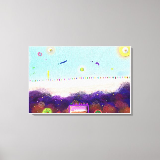 Lienzo Life on Another Planet (Anverso)