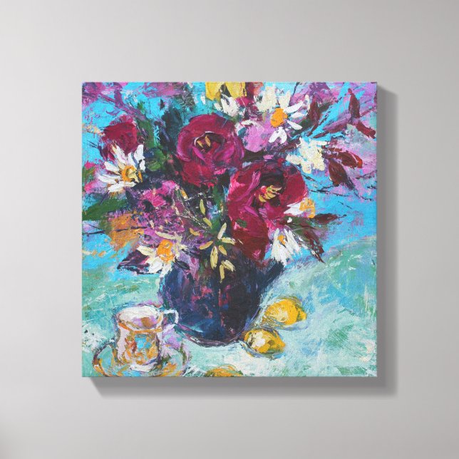 Lienzo Life with Tea Cup 2013 (Anverso)