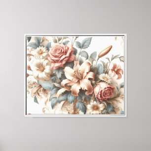 Lienzo Ligera perfección floral antigua