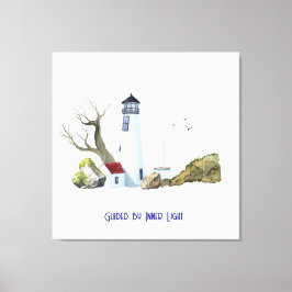 Lienzo Light house painting