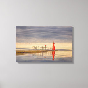 Lienzo Lighthouse Canvas de Algoma Wisconsin