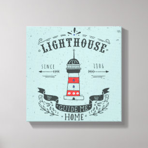 Lienzo Lighthouse Guide Me Home Poster