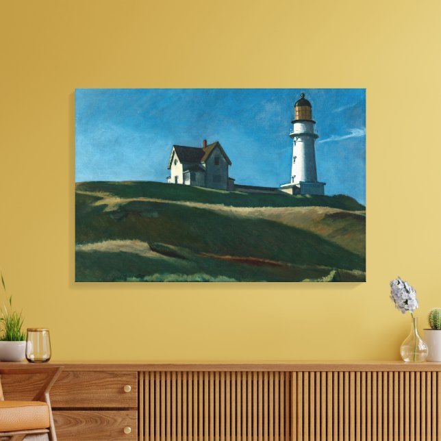 Lienzo Lighthouse Hill | Edward Hopper | (Insitu (Sala de estar))