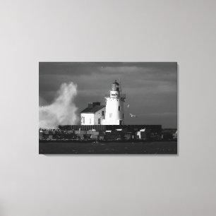 Lienzo Lighthouse Mist Canvas Print