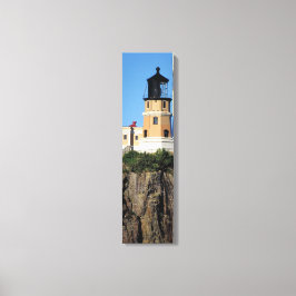 Lienzo Lighthouse Rock Cliffside Vertical Canvas
