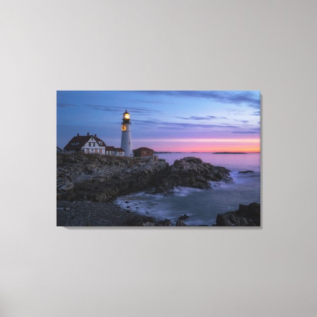 Lienzo Lighthouses | Cape Elizabeth Maine Lighthouse (Anverso)