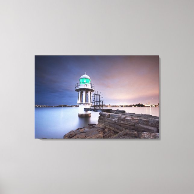 Lienzo Lighthouses | Cremorne Point Lighthouse Australia (Anverso)