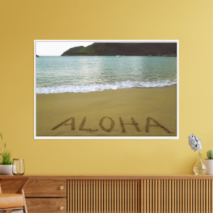 Lienzo Lihue Kauai Ocean Aloha