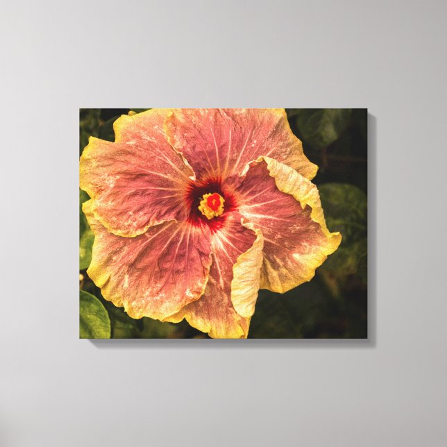 Lienzo Lilac hawaiano Hibiscus de Kauai Photography (Anverso)