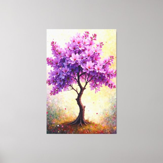 Lienzo Lilac Majesty (Anverso)