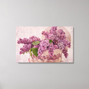 Lienzo Lilacs En Una Caja De Gorras Victoriana