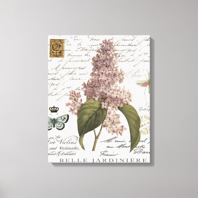 Lienzo Lilacs francés moderno (Anverso)