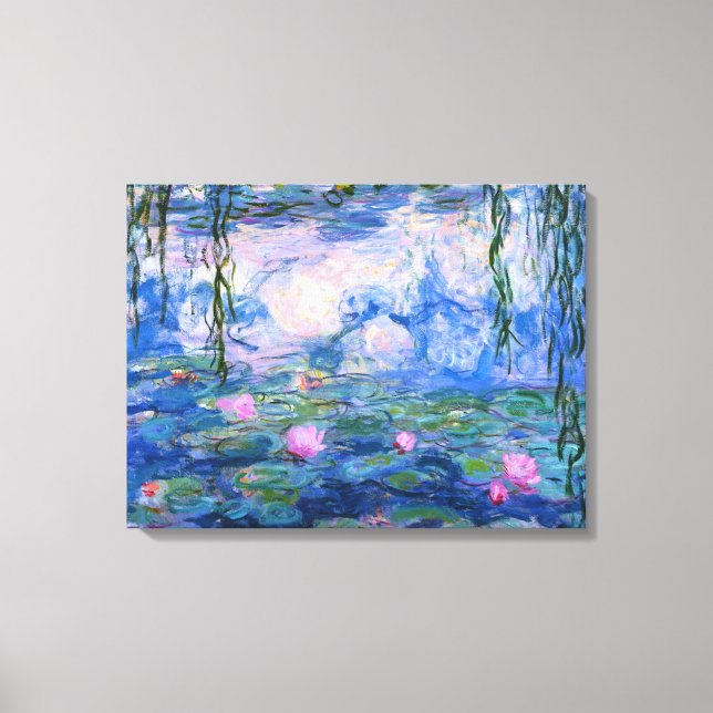 Lienzo Lilies de agua 1 (Anverso)
