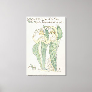 Lienzo Lilies of the Vale, de Flora's Feast, 1901 (color
