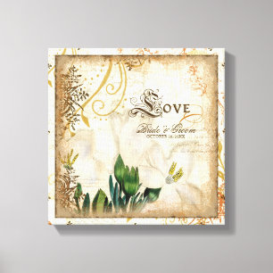 Lienzo Lily Botánica Lilies Amor Boda Personalizada