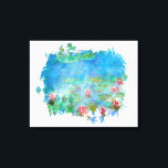 Lienzo ** Lily Pads Pond Pinting AR23 Monet Art<br><div class="desc">IMPRESIÓN ARTÍSTICA DE CANVAS - pintura clásica de Monet y estanque de nenúfares. El Lily Monet Lilies / Lotus son magenta , Pink Magenta. Elegante y Enérgicamente Mejorado Diseño de Vintage Feminiano Romántico Ephemera Floral Artístico Único Creativo Moderno y Romántico. (BUSCAR AR23 para diseños similares) El es un Shabby Chic...</div>