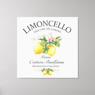 Lienzo Limoncello Italia Costa de Amalfi