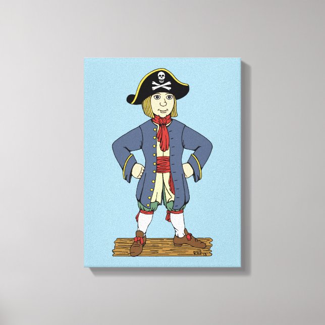 Lienzo Lindo Chico Pirata (Anverso)