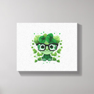 Lienzo lindo día de los Patrones lindo shamrock donde gaf