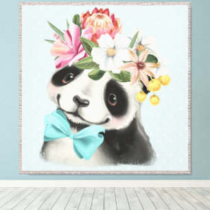 Lienzo Lindo Panda de la Jungla Acrylic Print