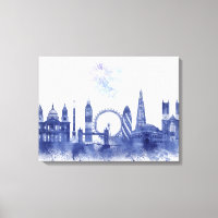 Línea aérea de Londres - Azul acuático