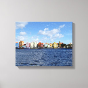 Lienzo Línea aérea de Willemstad