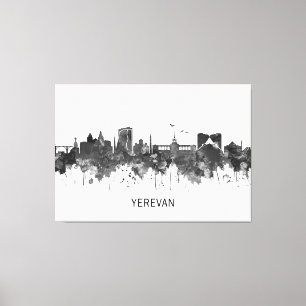 Lienzo Línea aérea de Yerevan Armenia