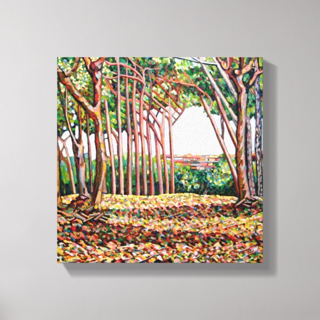 Lienzo Línea de Árboles 2009 (Anverso)